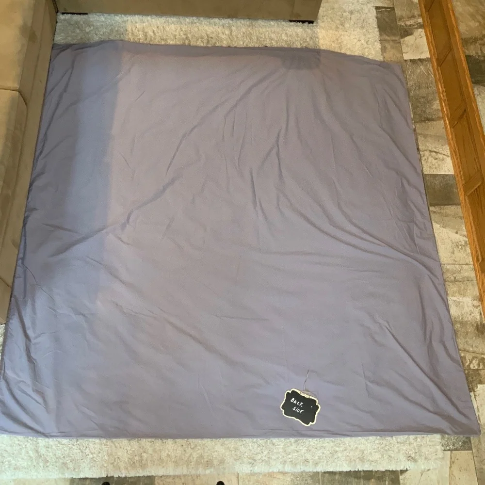 Calvin Klein Purple Duvet 80x80 Classic Minimalist Monochrome Cottage Normcore